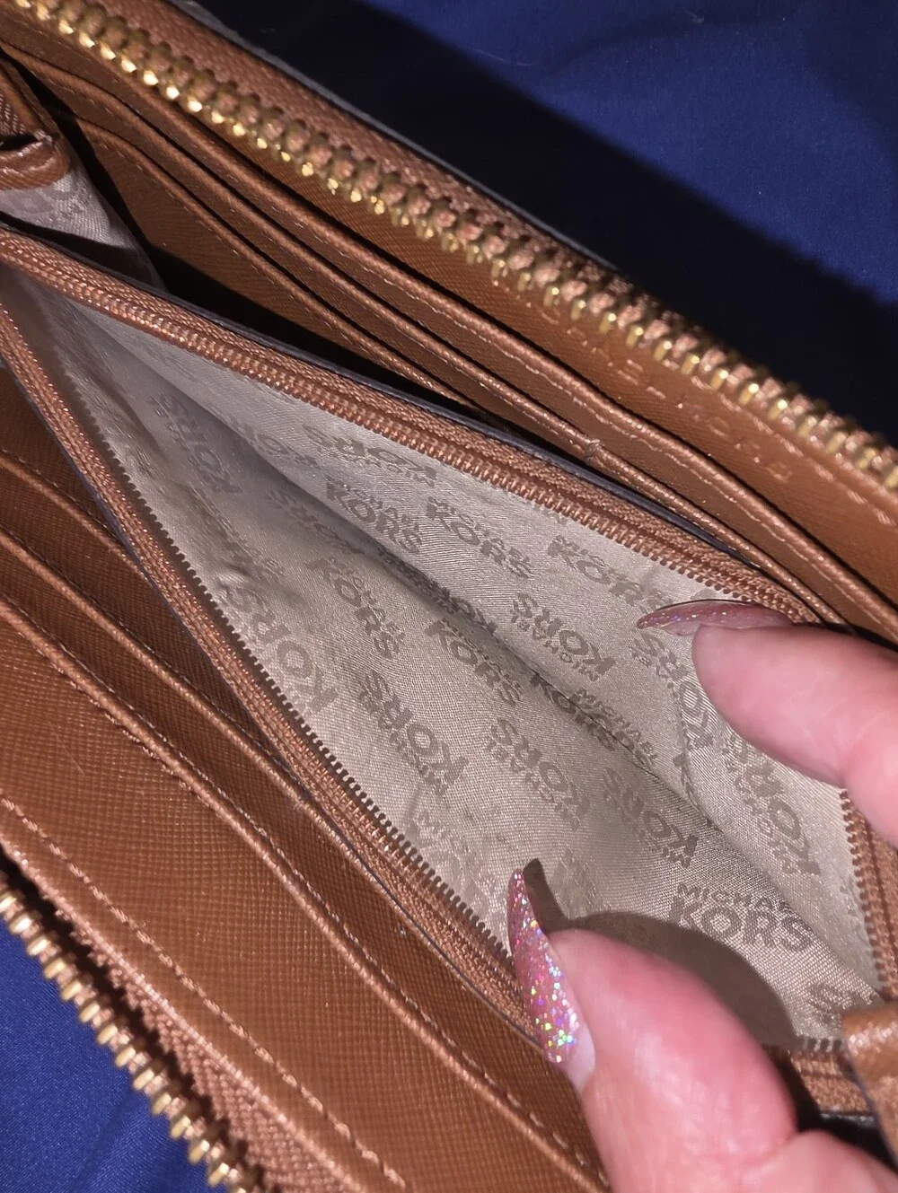 Michael Kors Cognac Wallet Mk